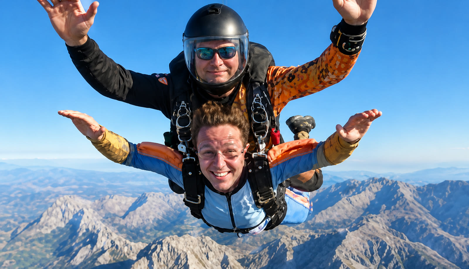 Salto tándem en paracaídas